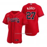 Camiseta Beisbol Hombre Atlanta Braves Fred Mcgriff Autentico Alterno 2020 Rojo