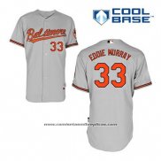 Camiseta Beisbol Hombre Baltimore Orioles 33 Eddie Murray Gris Cool Base