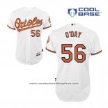 Camiseta Beisbol Hombre Baltimore Orioles 56 Darren O'day Blanco Primera Cool Base