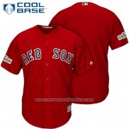 Camiseta Beisbol Hombre Boston Red Sox 2017 Postemporada Rojo Cool Base