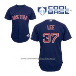 Camiseta Beisbol Hombre Boston Red Sox 37 Bill Lee Azul Alterno Cool Base