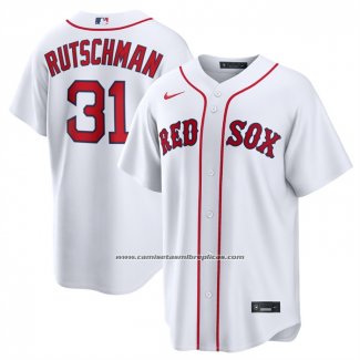 Camiseta Beisbol Hombre Boston Red Sox Adley Rutschman Primera Replica Blanco