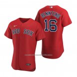 Camiseta Beisbol Hombre Boston Red Sox Andrew Benintendi Autentico Alterno 2020 Rojo