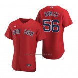 Camiseta Beisbol Hombre Boston Red Sox Hansel Robles Autentico Alterno Rojo