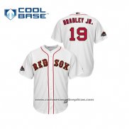 Camiseta Beisbol Hombre Boston Red Sox Jackie Bradley Jr. 2019 Gold Program Cool Base Blanco