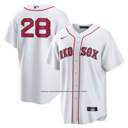 Camiseta Beisbol Hombre Boston Red Sox Kristian Campbell Primera Replica Blanco