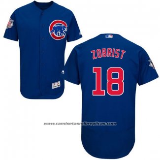 Camiseta Beisbol Hombre Chicago Cubs 18 Ben Zorbrist Flex Base Autentico Collection