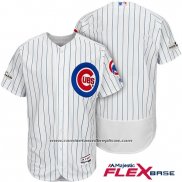 Camiseta Beisbol Hombre Chicago Cubs 2017 Postemporada Blanco Flex Base