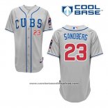 Camiseta Beisbol Hombre Chicago Cubs 23 Ryne Sandberg Gris Alterno Cool Base