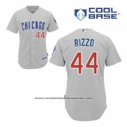 Camiseta Beisbol Hombre Chicago Cubs 44 Anthony Rizzo Gris Cool Base