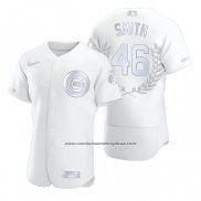 Camiseta Beisbol Hombre Chicago Cubs Lee Smith Award Collection Hall Of Fame Blanco