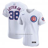Camiseta Beisbol Hombre Chicago Cubs Mark Leiter Jr. Primera Elite Blanco