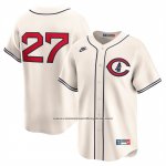 Camiseta Beisbol Hombre Chicago Cubs Seiya Suzuki Cooperstown Limited Crema