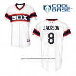 Camiseta Beisbol Hombre Chicago White Sox 8 Bo Jackson Blanco Alterno Cool Base