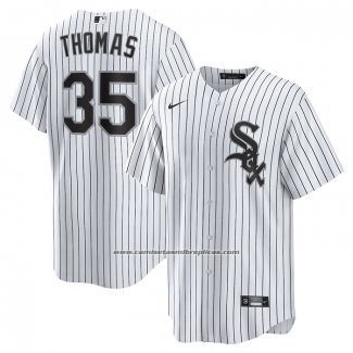 Camiseta Beisbol Hombre Chicago White Sox Frank Thomas Retired Primera Replica Blanco