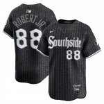 Camiseta Beisbol Hombre Chicago White Sox Luis Robert Jr City Connect Limited Negro