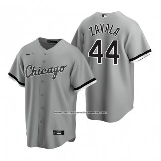 Camiseta Beisbol Hombre Chicago White Sox Seby Zavala Replica Gris