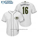 Camiseta Beisbol Hombre Cincinnati Reds 16 Tucker Barnhart Blanco 2018 Alterno Cool Base Camiseta Beisbol Hombre Cincinnati Reds 16 Tucker Barnhart Blanco 2018 Alterno Cool Base