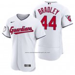 Camiseta Beisbol Hombre Cleveland Guardians Bobby Bradley Autentico Primera Blanco