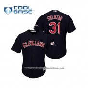 Camiseta Beisbol Hombre Cleveland Indians Danny Salazar 2019 All Star Patch Cool Base Azul