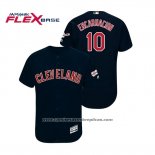 Camiseta Beisbol Hombre Cleveland Indians Edwin Encarnacion 2019 All Star Patch Flex Base Azul