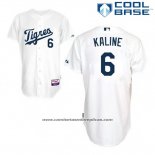 Camiseta Beisbol Hombre Detroit Tigers Al Kaline 6 Blanco Los Tigres Cool Base