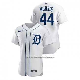 Camiseta Beisbol Hombre Detroit Tigers Daniel Norris Authentic Blanco