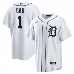 Camiseta Beisbol Hombre Detroit Tigers NO 1 Dad Primera Replica Blanco