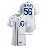 Camiseta Beisbol Hombre Detroit Tigers Spencer Turnbull Authentic Blanco