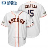 Camiseta Beisbol Hombre Houston Astros Carlos Beltran Blanco Cool Base
