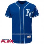 Camiseta Beisbol Hombre Kansas City Royals Blank Azul Flex Base Autentico Collection