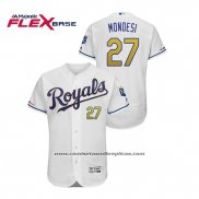 Camiseta Beisbol Hombre Kansas City Royals Raul Mondesi Flex Base Blanco