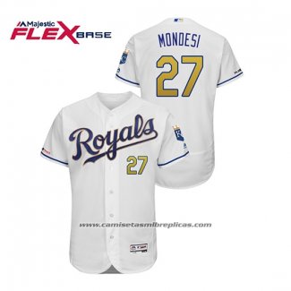 Camiseta Beisbol Hombre Kansas City Royals Raul Mondesi Flex Base Blanco