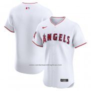 Camiseta Beisbol Hombre Los Angeles Angels Primera Elite Blanco