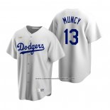 Camiseta Beisbol Hombre Los Angeles Dodgers Max Muncy Cooperstown Collection Primera Blanco