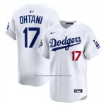 Camiseta Beisbol Hombre Los Angeles Dodgers Shohei Ohtani Campeones Serie Mundial 2025 Limited Blanco