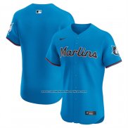 Camiseta Beisbol Hombre Miami Marlins Alterno 2 Elite Azul