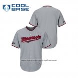 Camiseta Beisbol Hombre Minnesota Twins 2019 Postemporada Cool Base Gris
