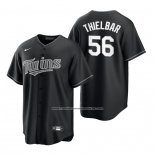 Camiseta Beisbol Hombre Minnesota Twins Caleb Thielbar Replica 2021 Negro