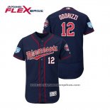 Camiseta Beisbol Hombre Minnesota Twins Jake Odorizzi Flex Base Entrenamiento de Primavera 2019 Azul