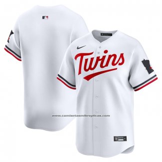 Camiseta Beisbol Hombre Minnesota Twins Primera Limited Blanco