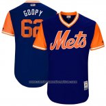 Camiseta Beisbol Hombre New York Mets 2017 Little League World Series Erik Goeddel Azul