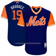 Camiseta Beisbol Hombre New York Mets 2017 Little League World Series Jay Bruce Azul