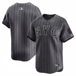 Camiseta Beisbol Hombre New York Mets City Connect Limited Gris