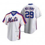 Camiseta Beisbol Hombre New York Mets Trevor Williams Cooperstown Collection Primera Blanco