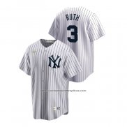 Camiseta Beisbol Hombre New York Yankees Babe Ruth Cooperstown Collection Primera Blanco