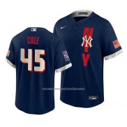 Camiseta Beisbol Hombre New York Yankees Gerrit Cole 2021 All Star Replica Azul