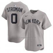 Camiseta Beisbol Hombre New York Yankees Marcus Stroman Segunda Limited Gris1