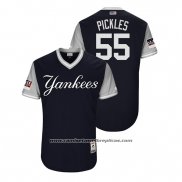 Camiseta Beisbol Hombre New York Yankees Sonny Gray 2018 LLWS Players Weekend Pickles Azul