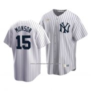 Camiseta Beisbol Hombre New York Yankees Thurman Munson Cooperstown Collection Primera Blanco